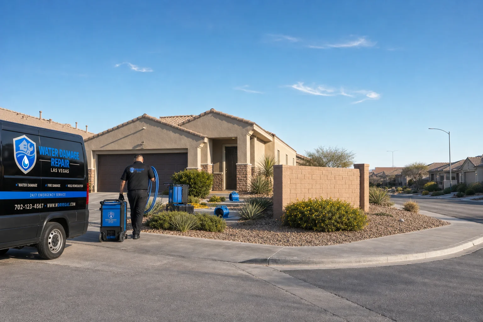 Water Damage Repair Las Vegas - Residential 1