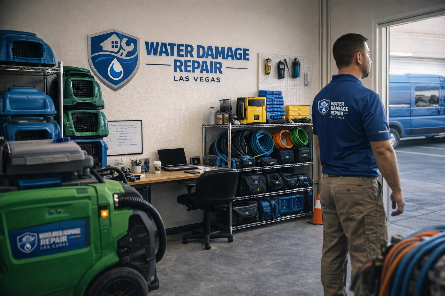 Water Damage Repair Las Vegas - Workspace Interior
